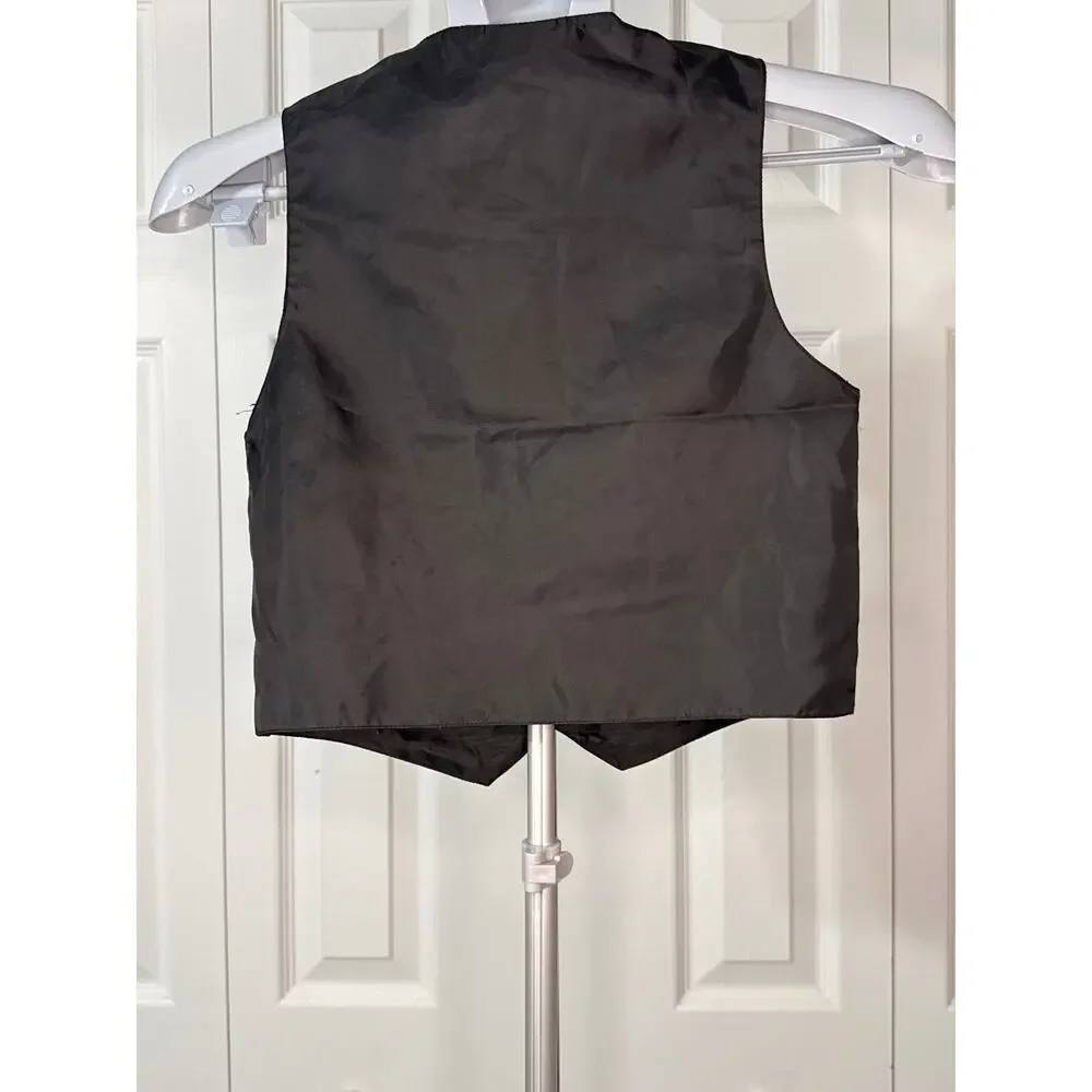 Gray Tailored‎ Vest Classic Formal Boy Wear Size 6R